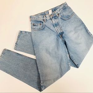 Lucky Brand Dungaree High Rise Mom Jeans